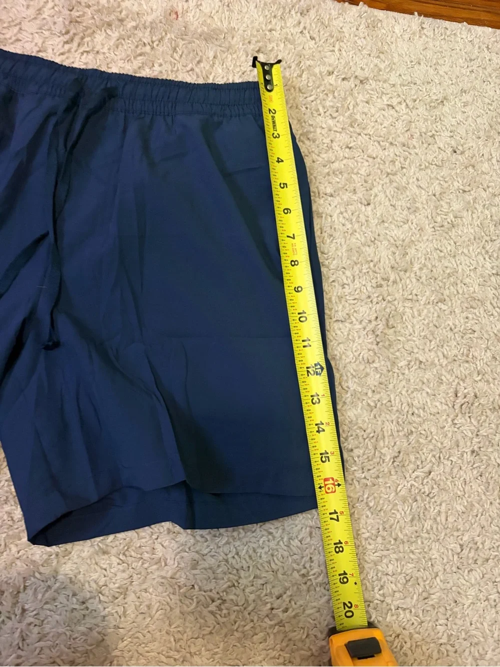 Men's Navy Bathing Suit Shorts